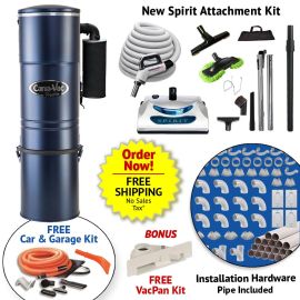 Cana-Vac Central Vacuum All In One Builders Package