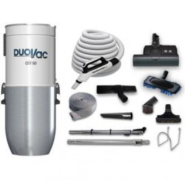 DuoVac Air 50 Central Vacuum And ET-1 Combo Kit 