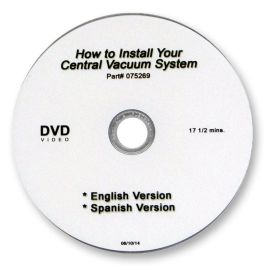 Installation DVD: How to Install Your Central Vacuum System