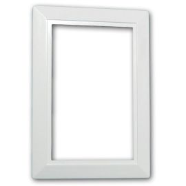 Universal 791600W Wall Inlet Trim Plate White