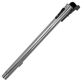 Central Vacuum Button-Lock Chrome Upper Wand with Cord Management