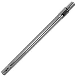 Central Vacuum Button-Lock Top/Friction-Fit Bottom Telescopic Chrome Wand