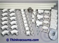 4-inlet Central Vacuum Installation Kit